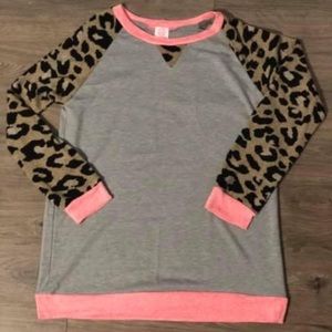 Leopard print sweater!